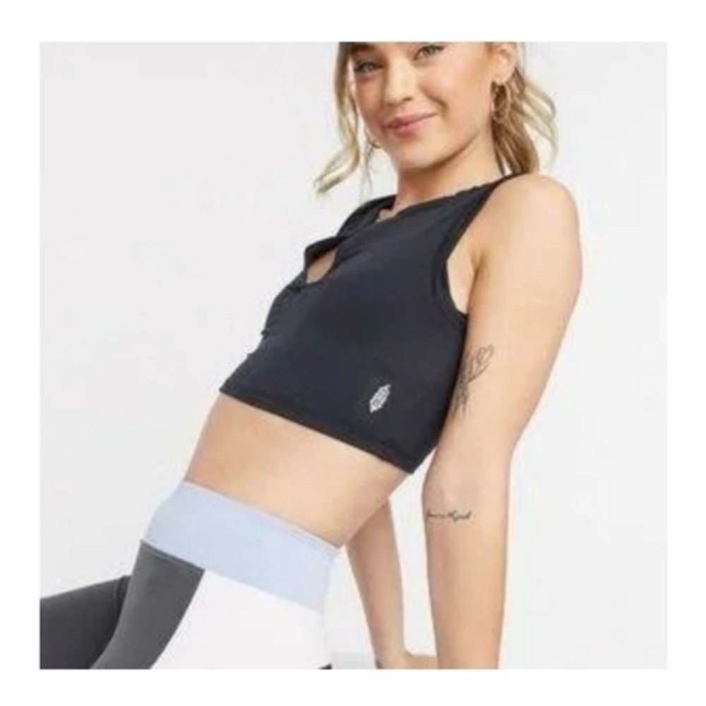 Free People Tops | Free People Movement Upper Hand Crop Top in Black xs